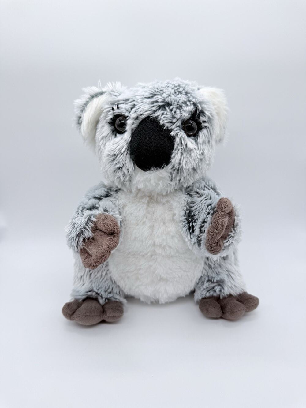Unipak Koala Bear Plush Gray Fluffy Stuffed Animal 11”